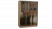 Шкаф-купе 3-х дверный с зеркалом 1800 в цвете Дуб сонома светлый - Фабрика ЭКО