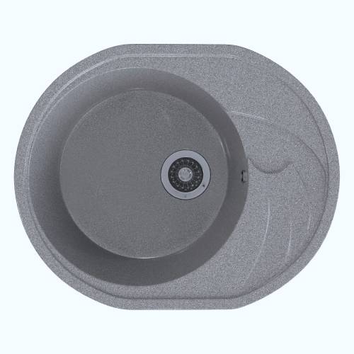 Мойка кухонная VIGRO 570х460 (серый)