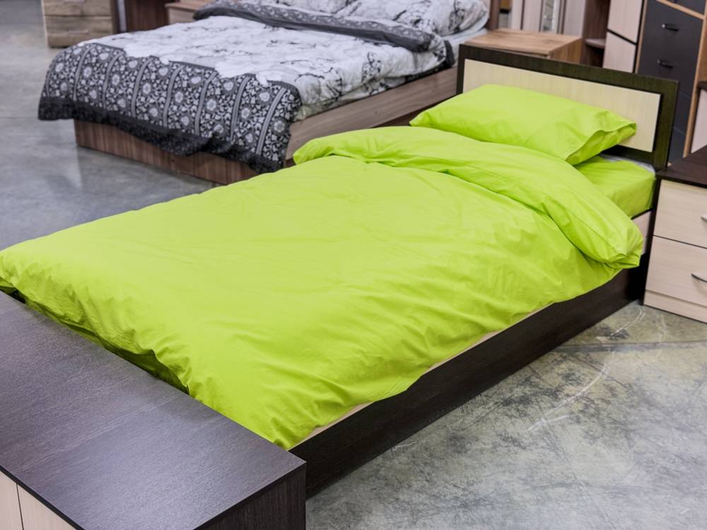 Кровать «Дуэт Люкс» в цвете Венге/Млечный Дуб - Фабрика ЭКО