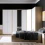 Спальный гарнитур Дуэт НЬЮ в цвете Дуб Сонома светлый/белый матовый - Фабрика ЭКО