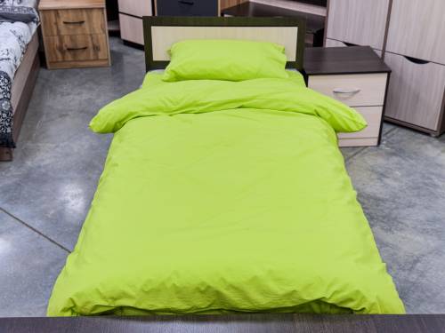 Кровать «Дуэт Люкс» в цвете Венге/Млечный Дуб Кровать «Дуэт Люкс» в цвете Венге/Млечный Дуб - Фабрика ЭКО