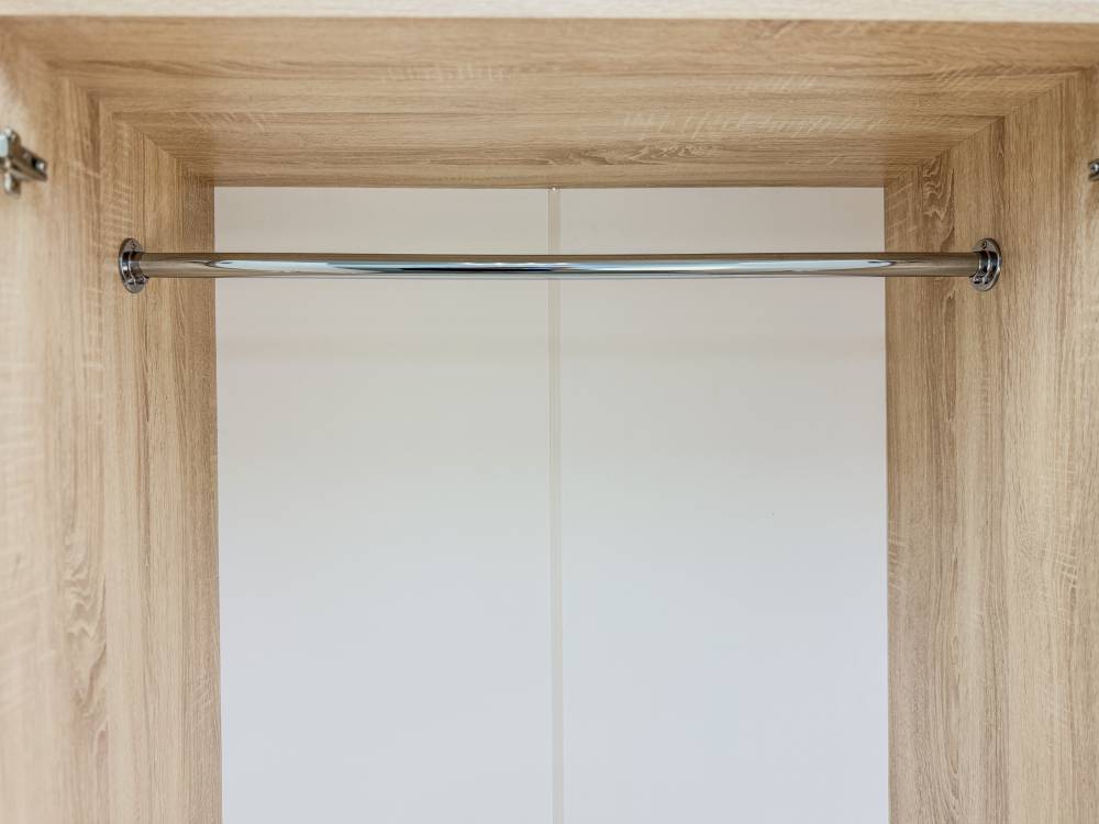 Белый шкаф двухстворчатый "ТРИО" - Фабрика ЭКО