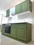Кухонный гарнитур зеленый «Вегас» миррис
