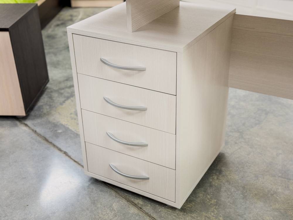 Стол письменный с 4 ящиками в цвете бодега - Фабрика ЭКО